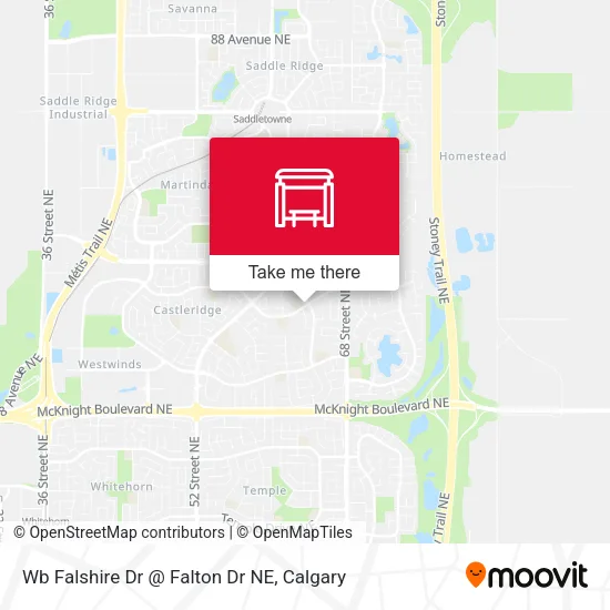 Wb Falshire Dr @ Falton Dr NE map