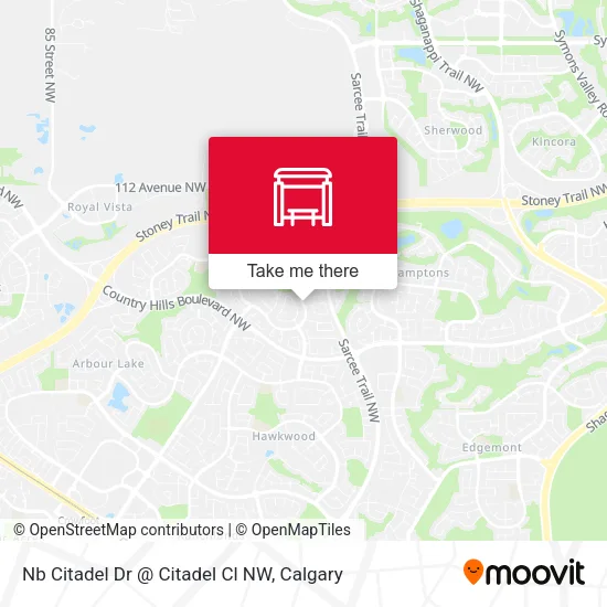 Nb Citadel Dr @ Citadel Cl NW map