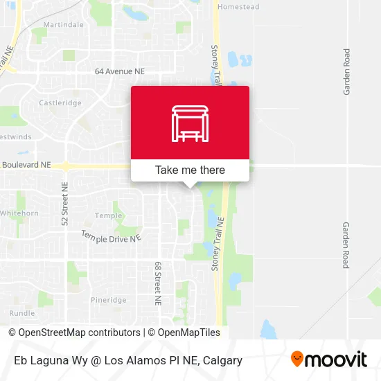 Eb Laguna Wy @ Los Alamos Pl NE map