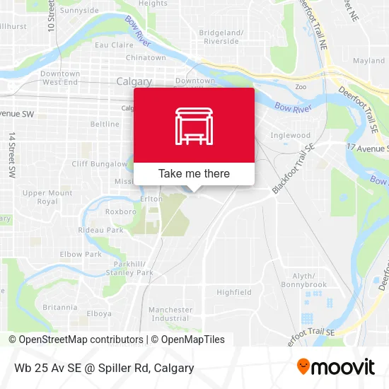 Wb 25 Av SE @ Spiller Rd map