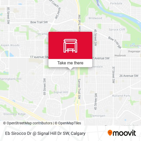 Eb Sirocco Dr @ Signal Hill Dr SW map