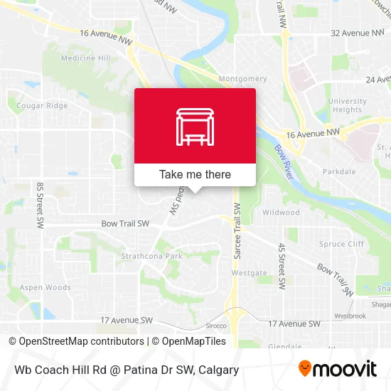 Wb Coach Hill Rd @ Patina Dr SW map