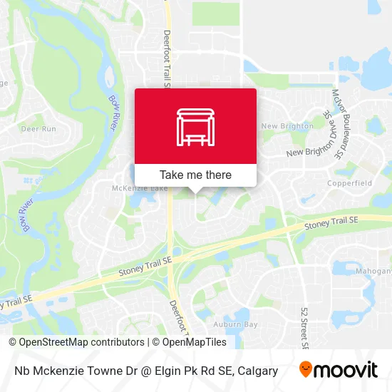 Nb Mckenzie Towne Dr @ Elgin Pk Rd SE map