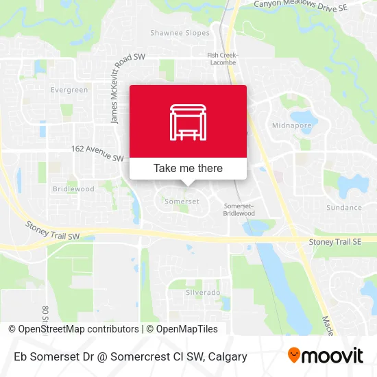 Eb Somerset Dr @ Somercrest Cl SW map