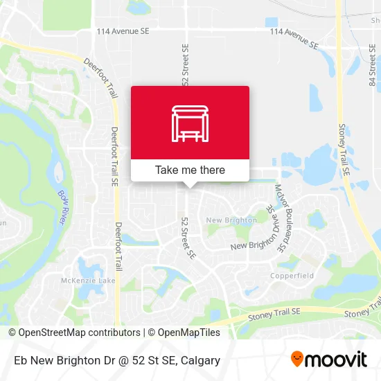 Eb New Brighton Dr @ 52 St SE map