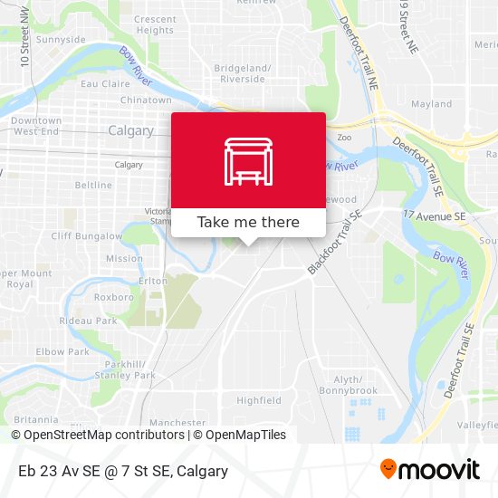 Eb 23 Av SE @ 7 St SE map