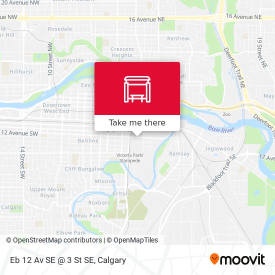 Eb 12 Av SE @ 3 St SE map