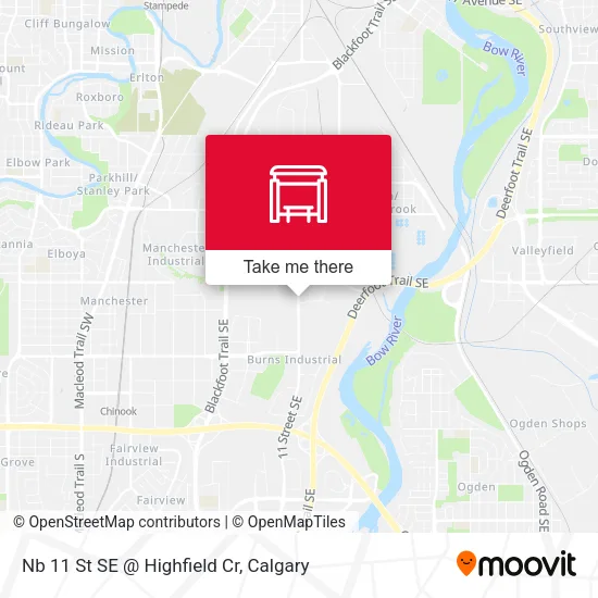 Nb 11 St SE @ Highfield Cr map