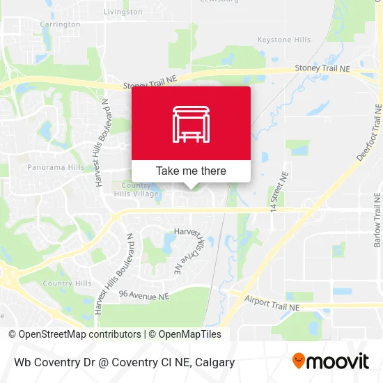 Wb Coventry Dr @ Coventry Cl NE map
