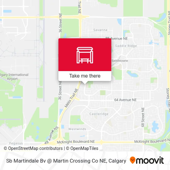 Sb Martindale Bv @ Martin Crossing Co NE map