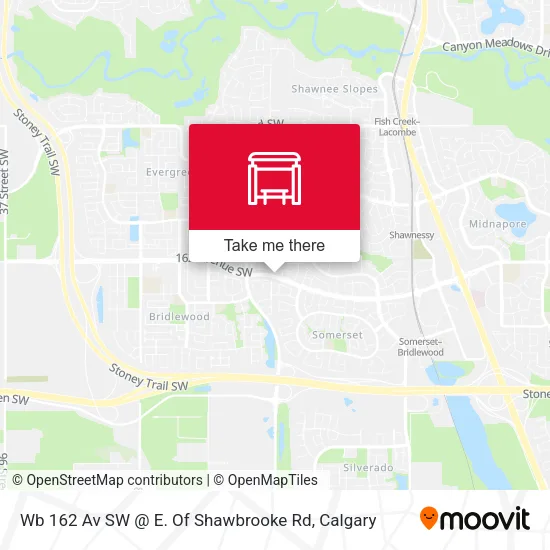 Wb 162 Av SW @ E. Of Shawbrooke Rd map
