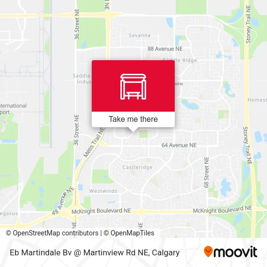 Eb  Martindale Bv @ Martinview Rd NE map