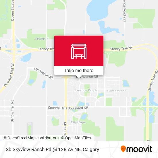 Sb Skyview Ranch Rd @ 128 Av NE map