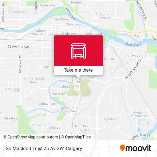 Sb Macleod Tr @ 25 Av SW plan