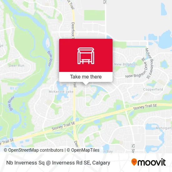 Nb Inverness Sq @ Inverness Rd SE map