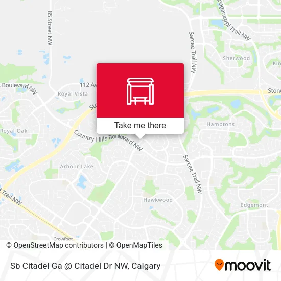 Sb Citadel Ga @ Citadel Dr NW map