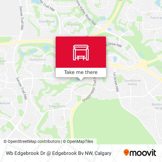 Wb Edgebrook Dr @ Edgebrook Bv NW map