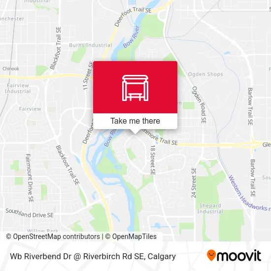 Wb Riverbend Dr @ Riverbirch Rd SE map