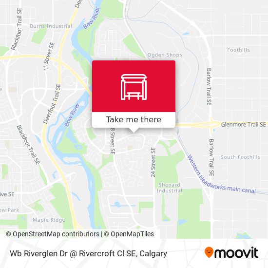 Wb Riverglen Dr @ Rivercroft Cl SE map