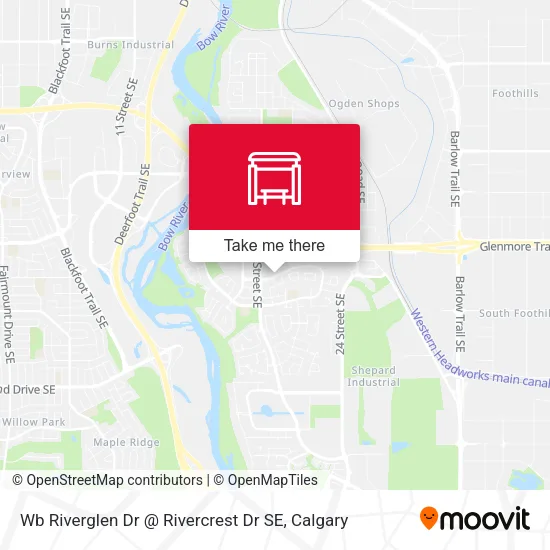 Wb Riverglen Dr @ Rivercrest Dr SE map