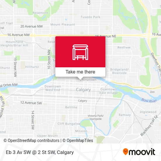 Eb 3 Av SW @ 2 St SW map