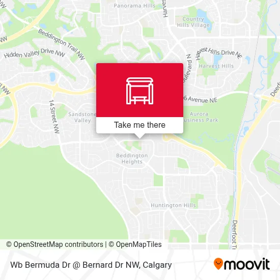 Wb Bermuda Dr @ Bernard Dr NW map