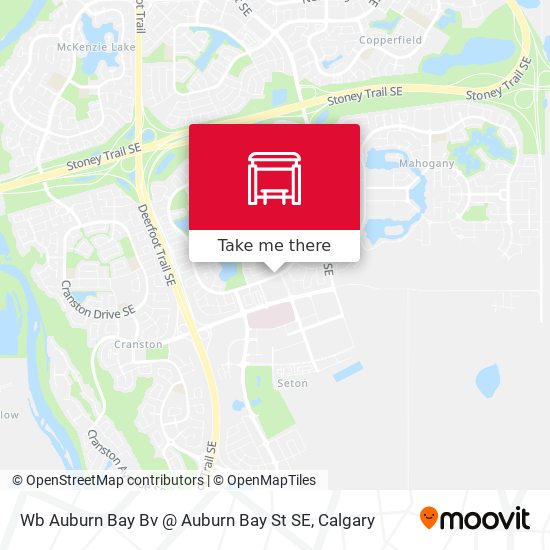 Wb Auburn Bay Bv @ Auburn Bay St SE map