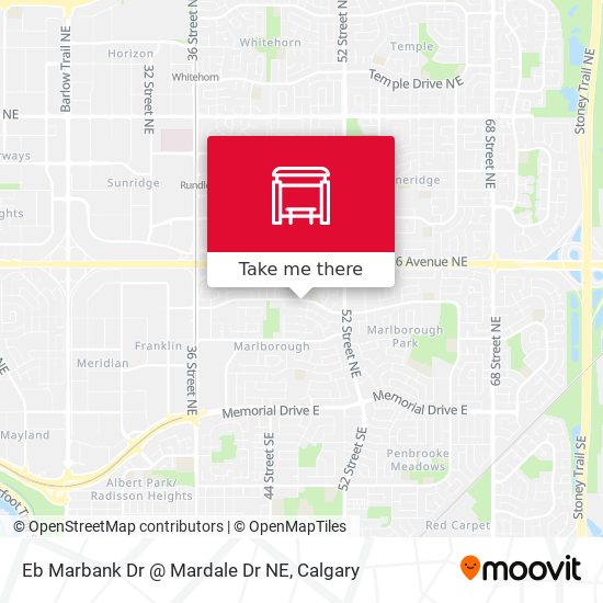 Eb Marbank Dr @ Mardale Dr NE map
