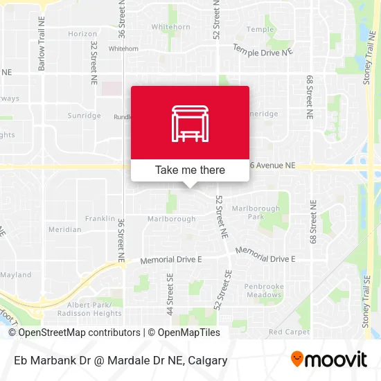 Eb Marbank Dr @ Mardale Dr NE map