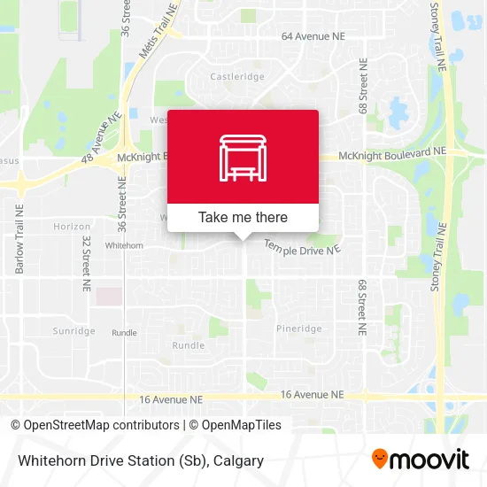 Whitehorn Drive Station (Sb) map