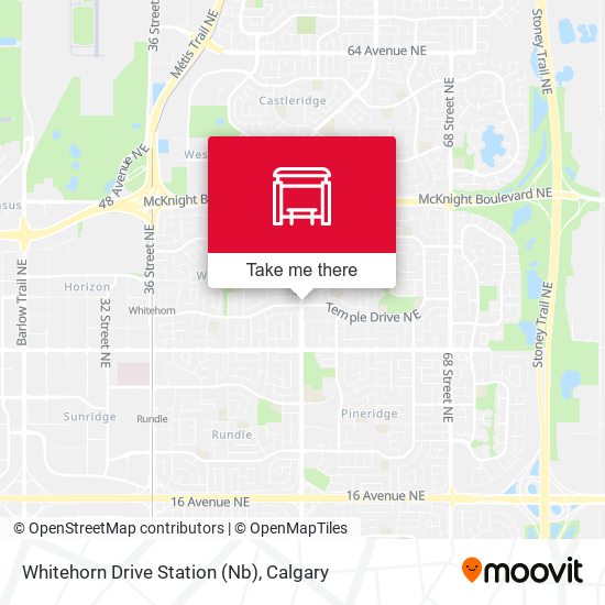Whitehorn Drive Station (Nb) map