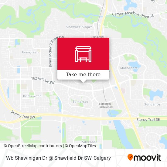 Wb Shawinigan Dr @ Shawfield Dr SW map