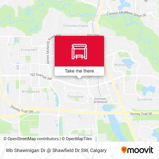 Wb Shawinigan Dr @ Shawfield Dr SW map
