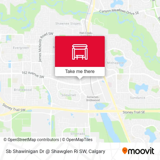 Sb Shawinigan Dr @ Shawglen Ri SW map