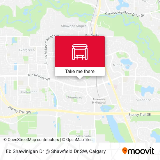 Eb Shawinigan Dr @ Shawfield Dr SW map