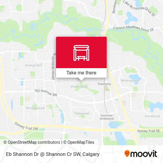 Eb Shannon Dr @ Shannon Cr SW map