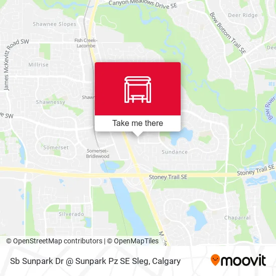 Sb Sunpark Dr @ Sunpark Pz SE Sleg map