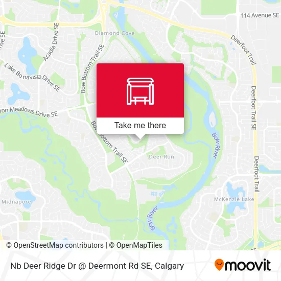 Nb Deer Ridge Dr @ Deermont Rd SE map