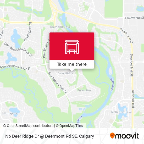Nb Deer Ridge Dr @ Deermont Rd SE map