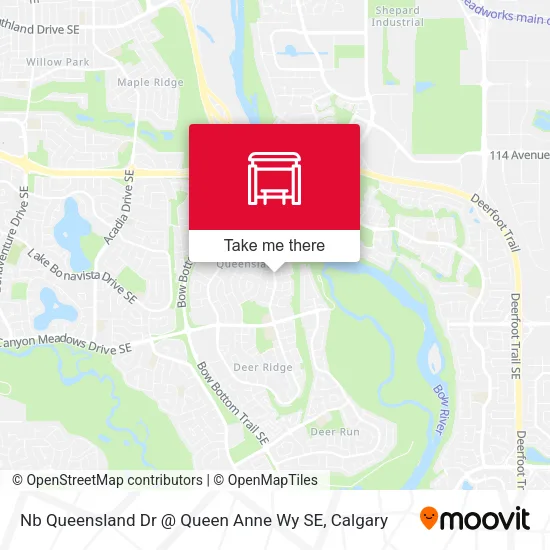 Nb Queensland Dr @ Queen Anne Wy SE map