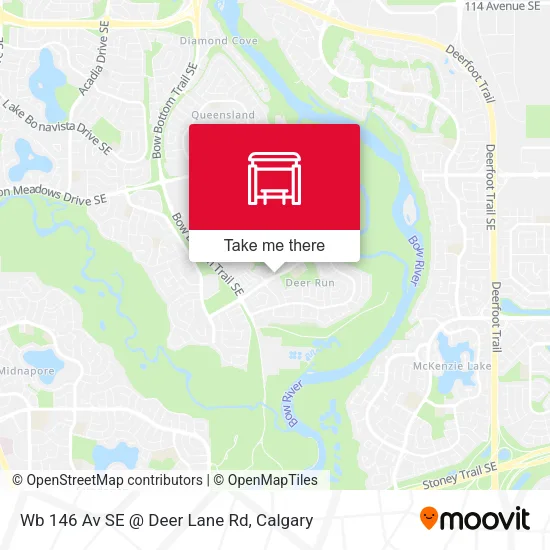 Wb 146 Av SE @ Deer Lane Rd map