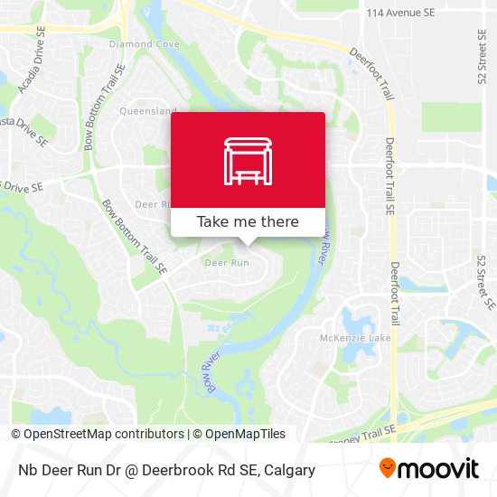 Nb Deer Run Dr @ Deerbrook Rd SE map