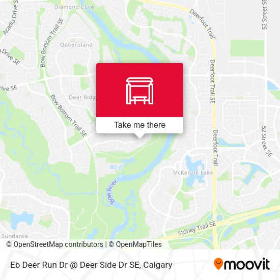 Eb Deer Run Dr @ Deer Side Dr SE map