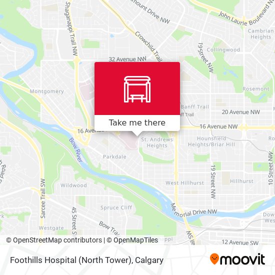 Foothills Hospital (North Tower) plan