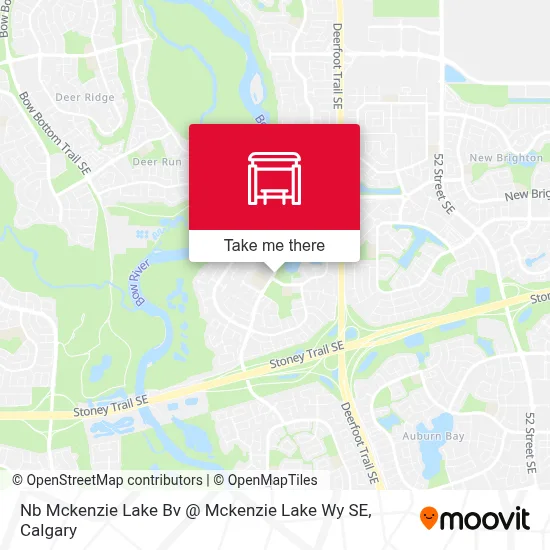 Nb Mckenzie Lake Bv @ Mckenzie Lake Wy SE map