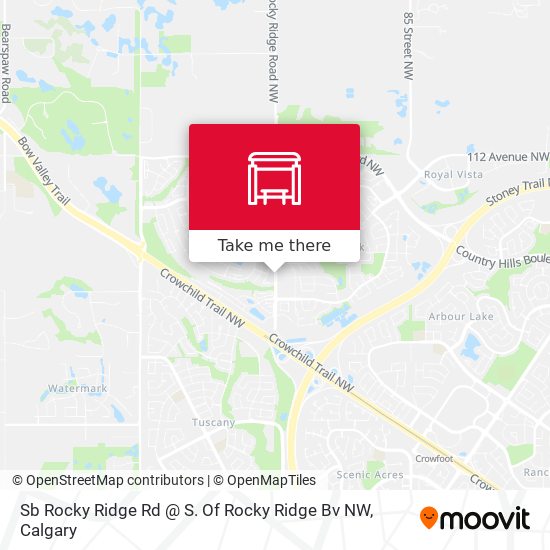 Sb Rocky Ridge Rd @ S. Of Rocky Ridge Bv NW plan