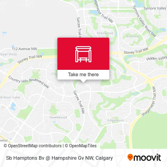 Sb Hamptons Bv @ Hampshire Gv NW map