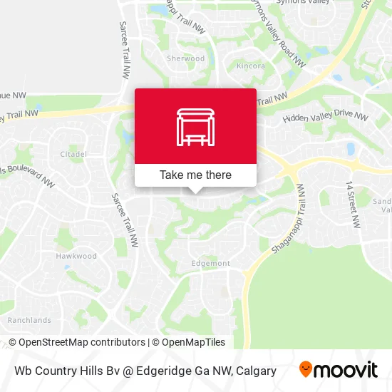 Wb Country Hills Bv @ Edgeridge Ga NW map