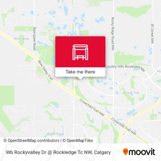 Wb Rockyvalley Dr @ Rockledge Tc NW map