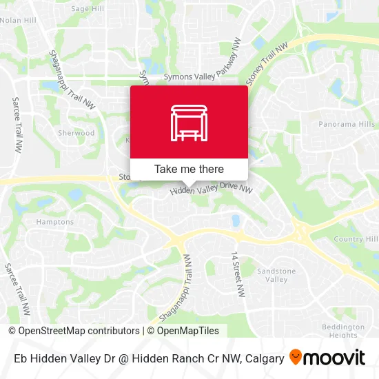 Eb Hidden Valley Dr @ Hidden Ranch Cr NW map